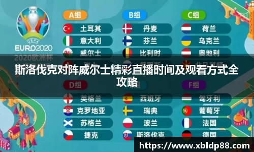 斯洛伐克对阵威尔士精彩直播时间及观看方式全攻略